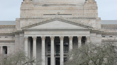 The Washington Legislative Building is shown