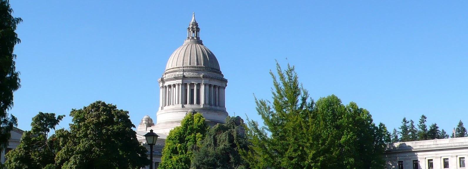 The Washington state Capitol